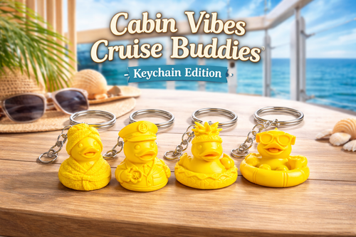 Cabin Vibes Cruise Buddies™ – Keychain Edition