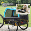 Dog Bike Trailer, Pet Cart Bicycle Carrier with 20 Air Tires, Quick-Release Wheels, Reflectors, Flag