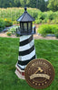 Amish Made Cape Hatteras Solar Lighthouse – Decorative Outdoor Lawn Ornament