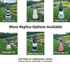 Amish Made Cape Hatteras Solar Lighthouse – Decorative Outdoor Lawn Ornament