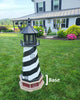 Amish Made Cape Hatteras Solar Lighthouse – Decorative Outdoor Lawn Ornament