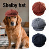 Vintage Shelby Flat Cap for Dogs and Cats Newsboy Hat Pet Costume Accessory