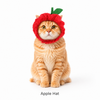 Cute Fruit & Vegetable Pet Hat Collection Banana Corn Peach Apple Cat Costume Hat for Cats & Small Dogs