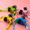 Interactive Camera Pet Necklace with Shutter Sound & Flash for Dogs & Cats - Colorful Photo Prop Accessory