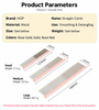 Dual-Tooth Metal Pet Grooming Comb for Dogs & Cats