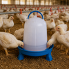 Double-Tuf Poultry Waterer with Legs for Chickens & Birds 3 Quart 2-Pack