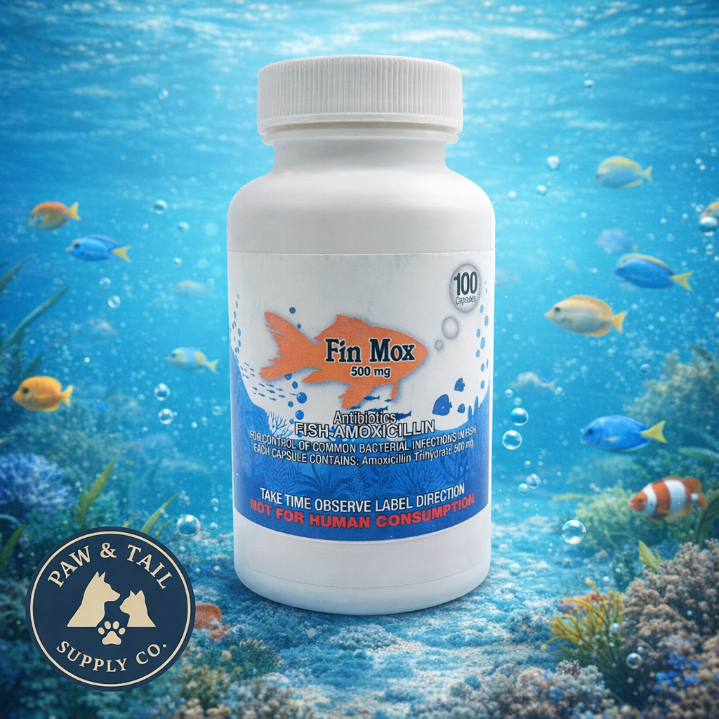Fish Mox 500mg Capsules for Aquarium Fish – 100 Count – Water Care ...