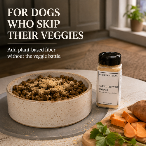 Sweet Potato Topper for Dogs | Fiber-Rich Food Booster