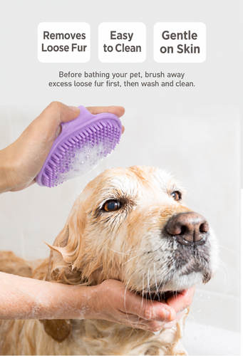 Pet Bath Brush for Dogs & Cats