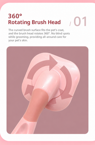 Petiy Beauty 360° Rotating Pet Pin Brush