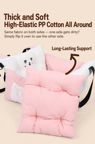 2-in-1 Pet Car Booster Seat & Carrier Bag
