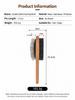 Double-Sided Pin & Bristle Pet Grooming Brush
