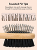 Double-Sided Pin & Bristle Pet Grooming Brush