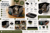 Mr. Peanut's Portable Foldable Travel Cat Litter Box – Waterproof Collapsible Litter Box with Scoop Pocket for Road Trips, Hotels, RVs & Home
