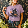 Feral Girl Halloween Tee | Funny Raccoon Graphic T-Shirt