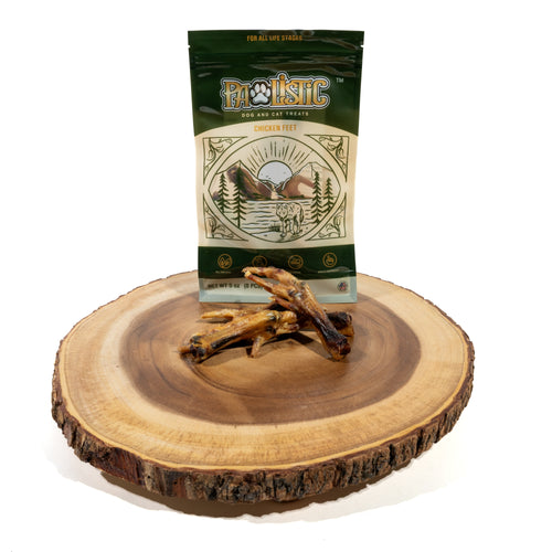 Pawlistic Chicken Feet for Dogs & Cats - 30pc - All-Natural Chew, Single Ingredient, Supports Joint Health, Made in USA