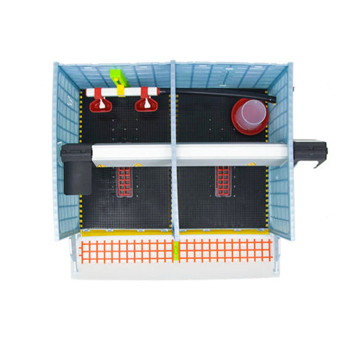 Chick Brooder - 2 Section H:9.5 (Starter Kit for Game Birds and Small Chicken Breeds)