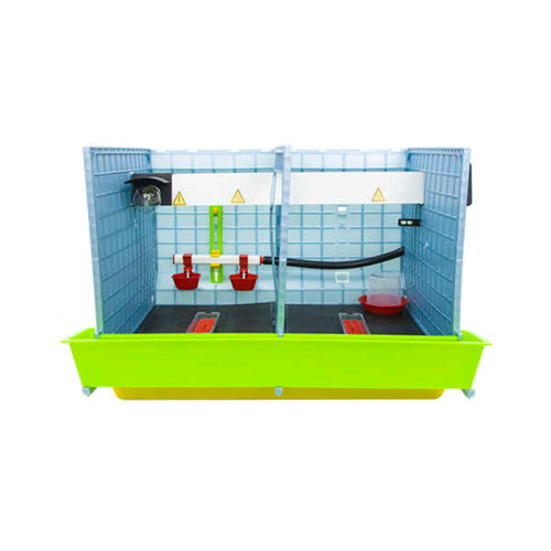 Chick Brooder - 2 Section H:15 (Starter Kit for Chickens, Turkeys, Ducks)