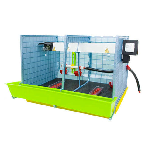 Chick Brooder - 2 Section H:15 (Starter Kit for Chickens, Turkeys, Ducks)