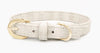 Cloud White Cork Leather Collar