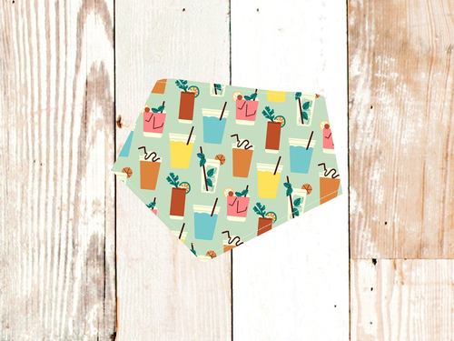 Cocktails Dog Bandana
