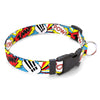 Personalized Comic Print Dog Collar