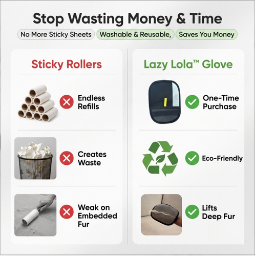Lazy Lola™ Pet Fur Removal Glove
