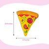 Pizza Squeaky Dog Toy 2 Packs - Glow Pups