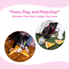 Pizza Squeaky Dog Toy 2 Packs - Glow Pups