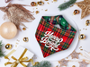 Merry and Bright Reversible Dog Bandana