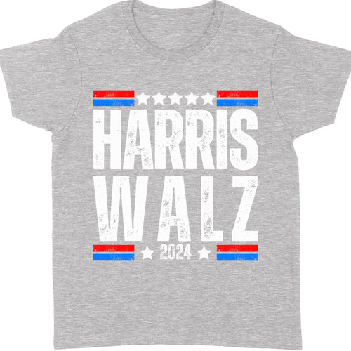 Harris Walz 2024 Shirt | Kamala Harris 2024 Shirt | Tim Walz Shirt | Democrat Shirt Dark T1252 - KH2