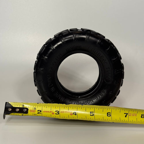 Dog Tire Toy: Durable Rubber Chew & Enrichment Toy