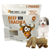 Beef Trachea Dog Treats - 1 lb. (3-4 pieces)