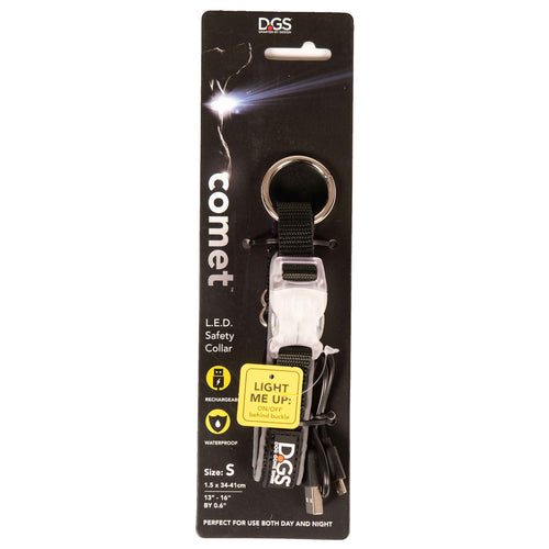 Comet Rechargeable Light Up Dog Collar