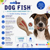 Dog Fish Nylon Dog Chew & Enrichment Toy | Ultra-Durable for Aggressive Chewers | SodaPup