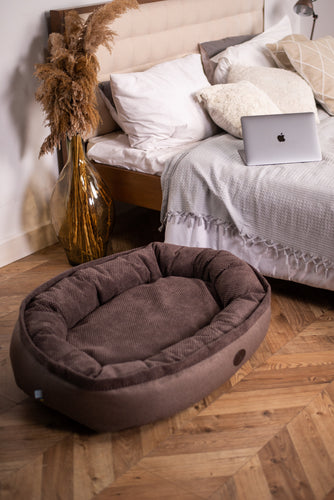 Chester & Lee | Cuddly Bagel Dog Bed