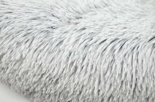 Mr. Peanut's 28 OrthoPlush® Pet Bed - Snowflake White Two Tone
