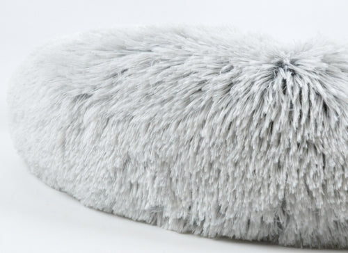 Mr. Peanut's 28 OrthoPlush® Pet Bed - Snowflake White Two Tone