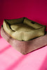 Chester & Lee | Fancy Corduroy Sleeper Dog Bed Brown
