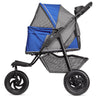 TrailRunner Pet Stroller with 12 Mixed Terrain Rubber Tires