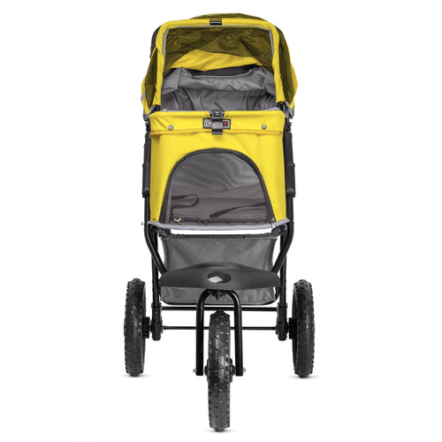 TrailRunner Pet Stroller with 12 Mixed Terrain Rubber Tires