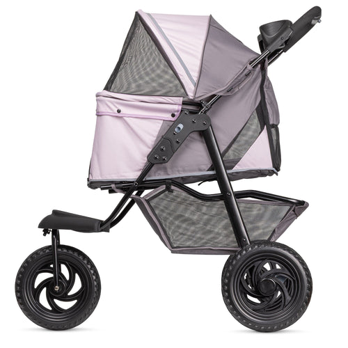 TrailRunner Pet Stroller with 12 Mixed Terrain Rubber Tires