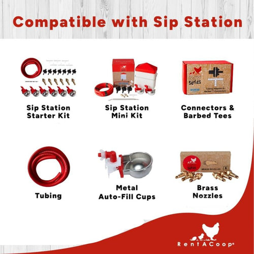 RentACoop DIY 20ft 5/16 ID Insulated Tubing Compatible with Sip Station Watering System for Poultry and Small Animals
