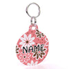 Daisy Chain Pink HD Dog ID Tag