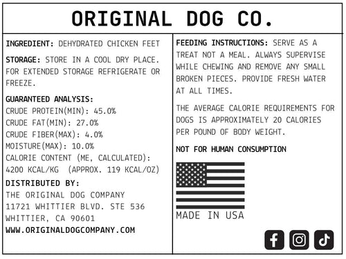 Dehydrated Chicken Feet