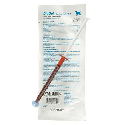 DiaGel Diarrhea Control Gel 1 ml Small Dogs Digestive Upset Loose Stool Relief
