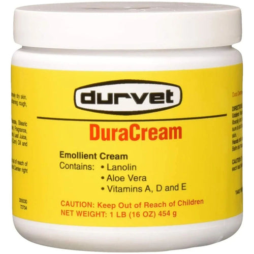 Durvet Duracream Emollient and Barrier Cream for Dairy Cattle Goats Sheep 1 lb.