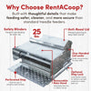RentACoop Automatic Metal Treadle Feeder - 25lb Capacity