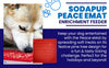 Peace Christmas Tree emat - Enrichment Lick Mat for Dogs and Cats | Christmas Tree design | SodaPup