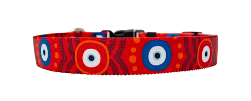 Evil Eye Mal de Ojo Dog Collar